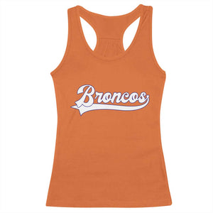 Vintage DFB Football Racerback Tank Top Classic Game Day Sports Name Tee TS10 Orange Print Your Wear