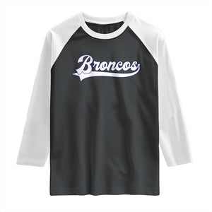 Vintage DFB Football Raglan Shirt Classic Game Day Sports Name Tee TS10 Black White Print Your Wear