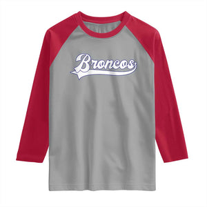 Vintage DFB Football Raglan Shirt Classic Game Day Sports Name Tee TS10 Sport Gray Red Print Your Wear
