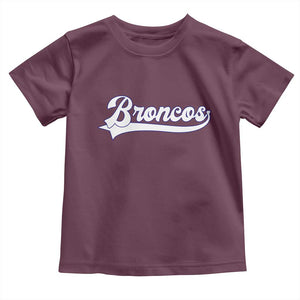 Vintage DFB Football Toddler T Shirt Classic Game Day Sports Name Tee TS10 Maroon Print Your Wear