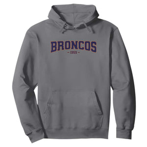 Vintage DFB Hoodie Classic Game Day Print Retro Varsity Football Team Name TS10 Charcoal Print Your Wear
