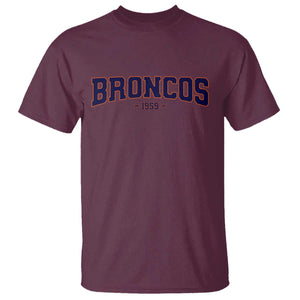 Vintage DFB T Shirt Classic Game Day Print Retro Varsity Football Team Name TS10 Maroon Print Your Wear
