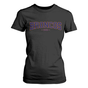 Vintage DFB T Shirt For Women Classic Game Day Print Retro Varsity Football Team Name TS10 Black Print Your Wear