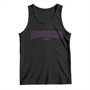 Vintage DFB Tank Top Classic Game Day Print Retro Varsity Football Team Name TS10 Black Print Your Wear