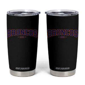 Vintage DFB Tumbler Cup Classic Game Day Print Retro Varsity Football Team Name TS10 Black Print Your Wear