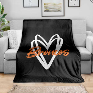 Vintage DFB Throw Blanket Football Team Fans Heart Graphic Game Day TS10 Print Your Wear