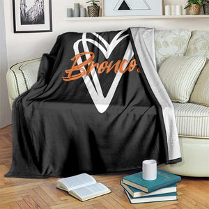 Vintage DFB Throw Blanket Football Team Fans Heart Graphic Game Day TS10 Print Your Wear