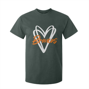 Vintage DFB T Shirt For Kid Football Team Fans Heart Graphic Game Day TS10 Dark Forest Green Print Your Wear