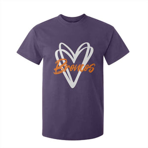 Vintage DFB T Shirt For Kid Football Team Fans Heart Graphic Game Day TS10 Purple Print Your Wear