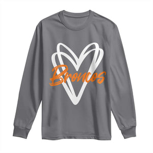 Vintage DFB Long Sleeve Shirt Football Team Fans Heart Graphic Game Day TS10 Charcoal Print Your Wear