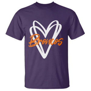 Vintage DFB T Shirt Football Team Fans Heart Graphic Game Day TS10 Purple Print Your Wear