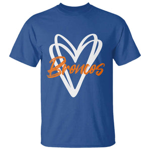 Vintage DFB T Shirt Football Team Fans Heart Graphic Game Day TS10 Royal Blue Print Your Wear