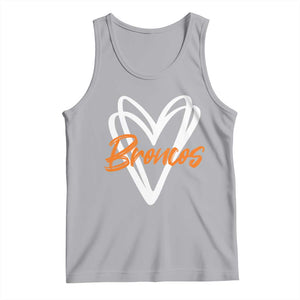 Vintage DFB Tank Top Football Team Fans Heart Graphic Game Day TS10 Athletic Heather Print Your Wear