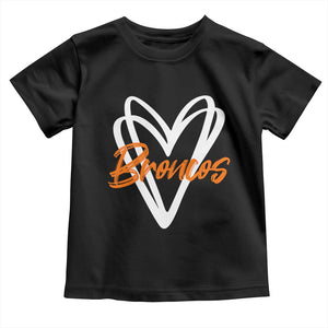 Vintage DFB Toddler T Shirt Football Team Fans Heart Graphic Game Day TS10 Black Print Your Wear