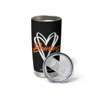 Vintage DFB Tumbler Cup Football Team Fans Heart Graphic Game Day TS10 Print Your Wear