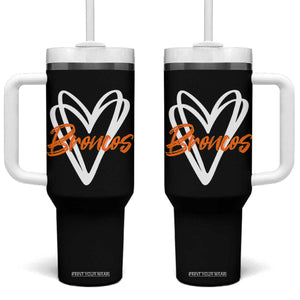 Vintage DFB Tumbler With Handle Football Team Fans Heart Graphic Game Day TS10 One Size: 40 oz Black Print Your Wear
