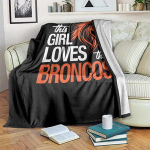 This Girl Loves The DFB Throw Blanket Football Inspirational Game Day Heart Graphic TS10 Print Your Wear