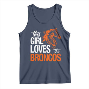 This Girl Loves The DFB Tank Top Football Inspirational Game Day Heart Graphic TS10 Navy Print Your Wear