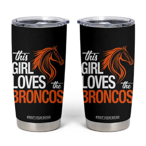 This Girl Loves The DFB Tumbler Cup Football Inspirational Game Day Heart Graphic TS10 Black Print Your Wear