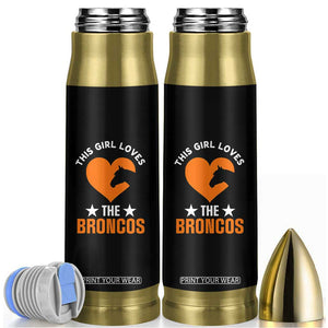 This Girl Loves The DFB Bullet Tumbler Vintage Football Inspirational Game Day TS10 Black Print Your Wear