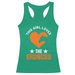 This Girl Loves The DFB Racerback Tank Top Vintage Football Inspirational Game Day TS10 Irish Green Print Your Wear