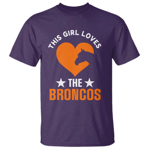 This Girl Loves The DFB T Shirt Vintage Football Inspirational Game Day TS10 Purple Print Your Wear