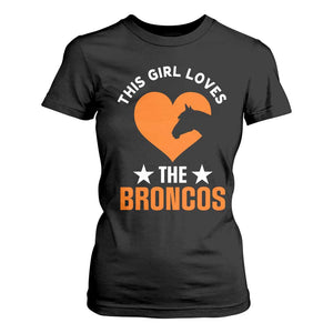 This Girl Loves The DFB T Shirt For Women Vintage Football Inspirational Game Day TS10 Black Print Your Wear