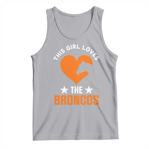 This Girl Loves The DFB Tank Top Vintage Football Inspirational Game Day TS10 Athletic Heather Print Your Wear