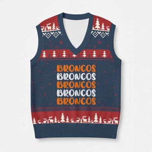 Vintage DFB V-Neck Knit Sweater Vest Retro Novelty Football Inspirational TS10 Navy Red Print Your Wear