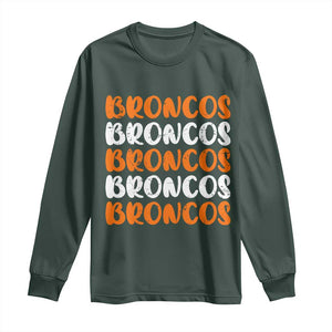 Vintage DFB Long Sleeve Shirt Retro Novelty Football Inspirational TS10 Dark Forest Green Print Your Wear