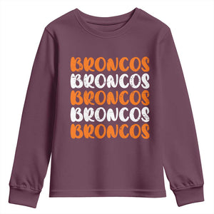 Vintage DFB Youth Sweatshirt Retro Novelty Football Inspirational TS10 Maroon Print Your Wear