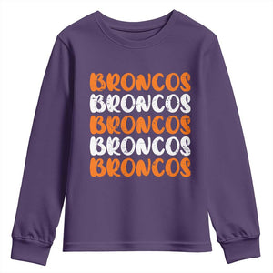 Vintage DFB Youth Sweatshirt Retro Novelty Football Inspirational TS10 Purple Print Your Wear