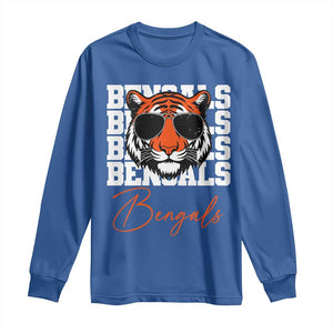 Vintage BFT Long Sleeve Shirt Retro Sports Fan Trendy Game Day Gift TS10 Royal Blue Print Your Wear