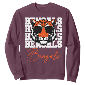 Vintage BFT Sweatshirt Retro Sports Fan Trendy Game Day Gift TS10 Maroon Print Your Wear