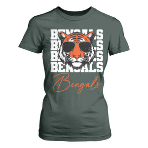 Vintage BFT T Shirt For Women Retro Sports Fan Trendy Game Day Gift TS10 Dark Forest Green Print Your Wear