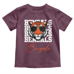 Vintage BFT Toddler T Shirt Retro Sports Fan Trendy Game Day Gift TS10 Maroon Print Your Wear