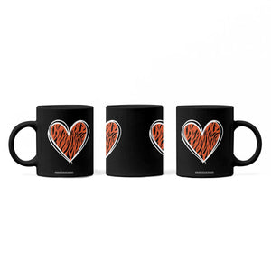 Bengal Tiger Heart Coffee Mug Retro BFT Sports Fan Trendy Game Day Gift TS10 Print Your Wear