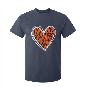 Bengal Tiger Heart T Shirt For Kid Retro BFT Sports Fan Trendy Game Day Gift TS10 Navy Print Your Wear