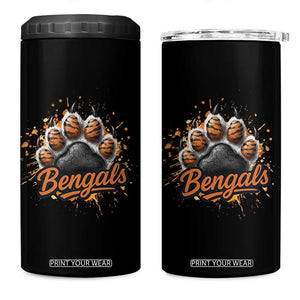 Vintage BFT Football 4 in 1 Can Cooler Tumbler Retro Sports Fan Trendy Game Day Spirit TS10 One Size: 16 oz Black Print Your Wear