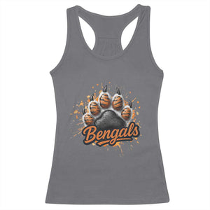 Vintage BFT Football Racerback Tank Top Retro Sports Fan Trendy Game Day Spirit TS10 Charcoal Print Your Wear