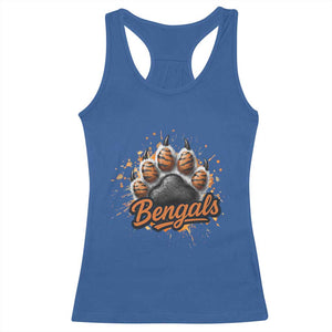 Vintage BFT Football Racerback Tank Top Retro Sports Fan Trendy Game Day Spirit TS10 Royal Blue Print Your Wear