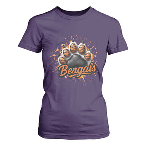Vintage BFT Football T Shirt For Women Retro Sports Fan Trendy Game Day Spirit TS10 Purple Print Your Wear