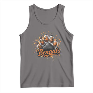 Vintage BFT Football Tank Top Retro Sports Fan Trendy Game Day Spirit TS10 Deep Heather Print Your Wear