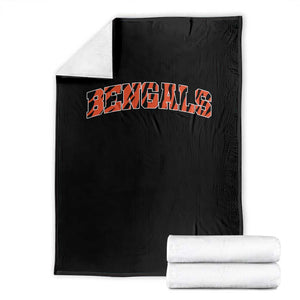 Vintage BFT Football Throw Blanket Retro Sports Style 80s 90s Gifts TS10 Black Print Your Wear