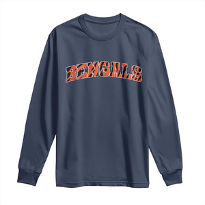 Vintage BFT Football Long Sleeve Shirt Retro Sports Style 80s 90s Gifts TS10 Navy Print Your Wear