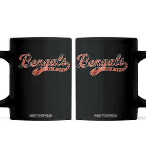 Vintage BFT Football Coffee Mug Retro Sports Style 80s 90s Cincy Lovers TS10 Black Print Your Wear