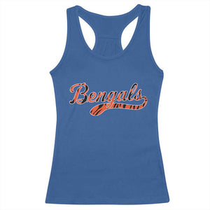 Vintage BFT Football Racerback Tank Top Retro Sports Style 80s 90s Cincy Lovers TS10 Royal Blue Print Your Wear