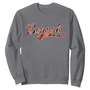 Vintage BFT Football Sweatshirt Retro Sports Style 80s 90s Cincy Lovers TS10 Charcoal Print Your Wear