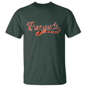Vintage BFT Football T Shirt Retro Sports Style 80s 90s Cincy Lovers TS10 Dark Forest Green Print Your Wear