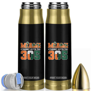 Straight Outta The 305 Miami Bullet Tumbler Area Code Florida Pride TS10 Black Print Your Wear